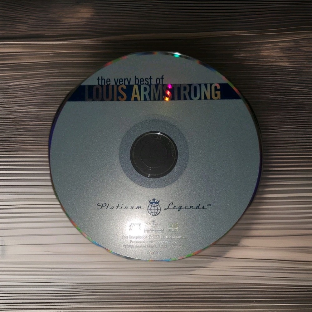 The Very Best of Louis Armstrong Platinum Legends CD 2004 Classic Jazz Disc Only